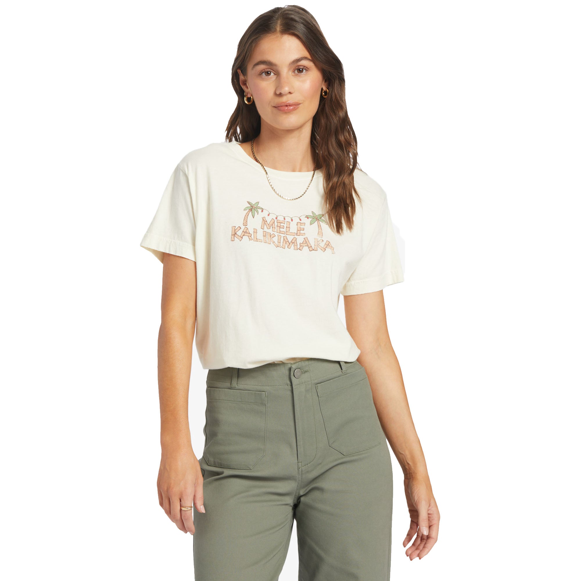 Roxy Mele Tiki Boyfriend Fit Women's S/S T-Shirt