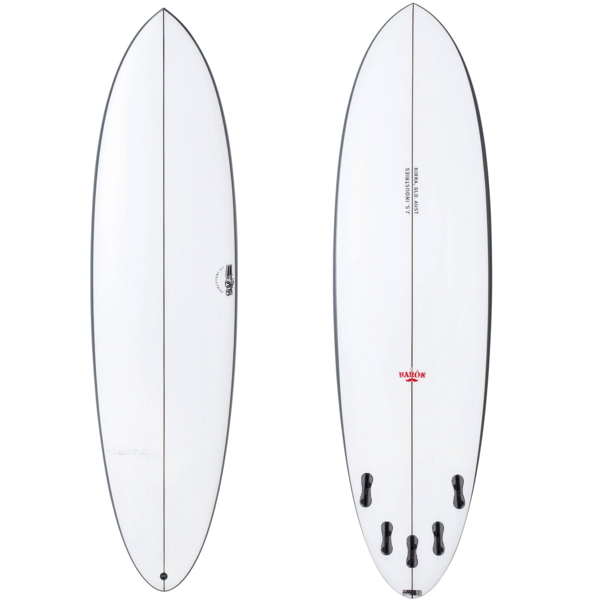 JS El Baron 6'8 Surfboard - FCS II