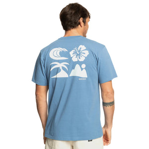 Quiksilver Elemental Men's S/S T-Shirt - Coronet Blue