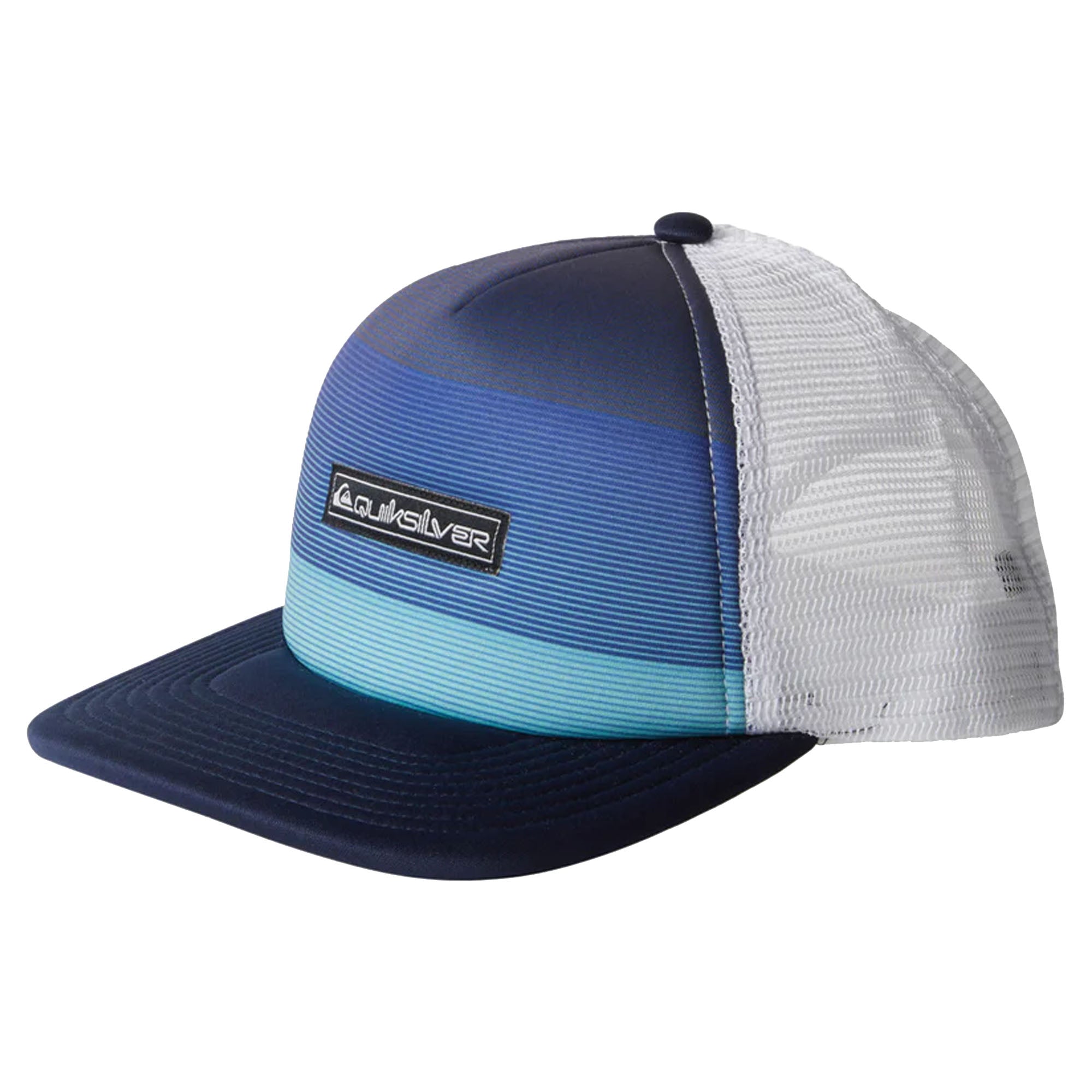 Quiksilver Emu Coop Youth Boy's Trucker Hat - Blue