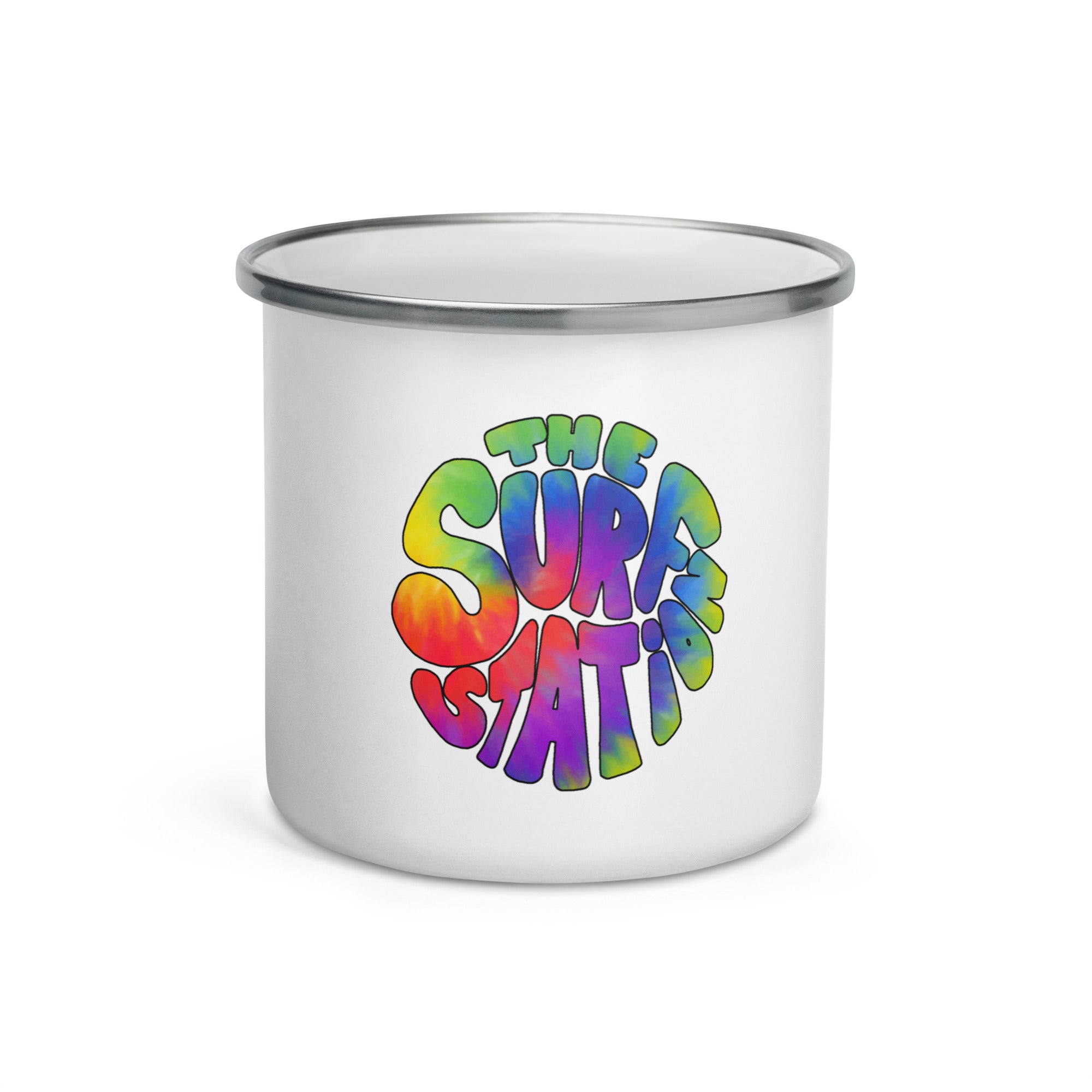 Surf Station Hippie Tie Dye Enamel Mug