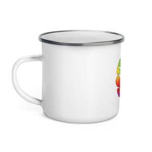 Surf Station Hippie Tie Dye Enamel Mug