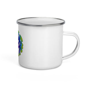 Surf Station Hippie Tie Dye Enamel Mug