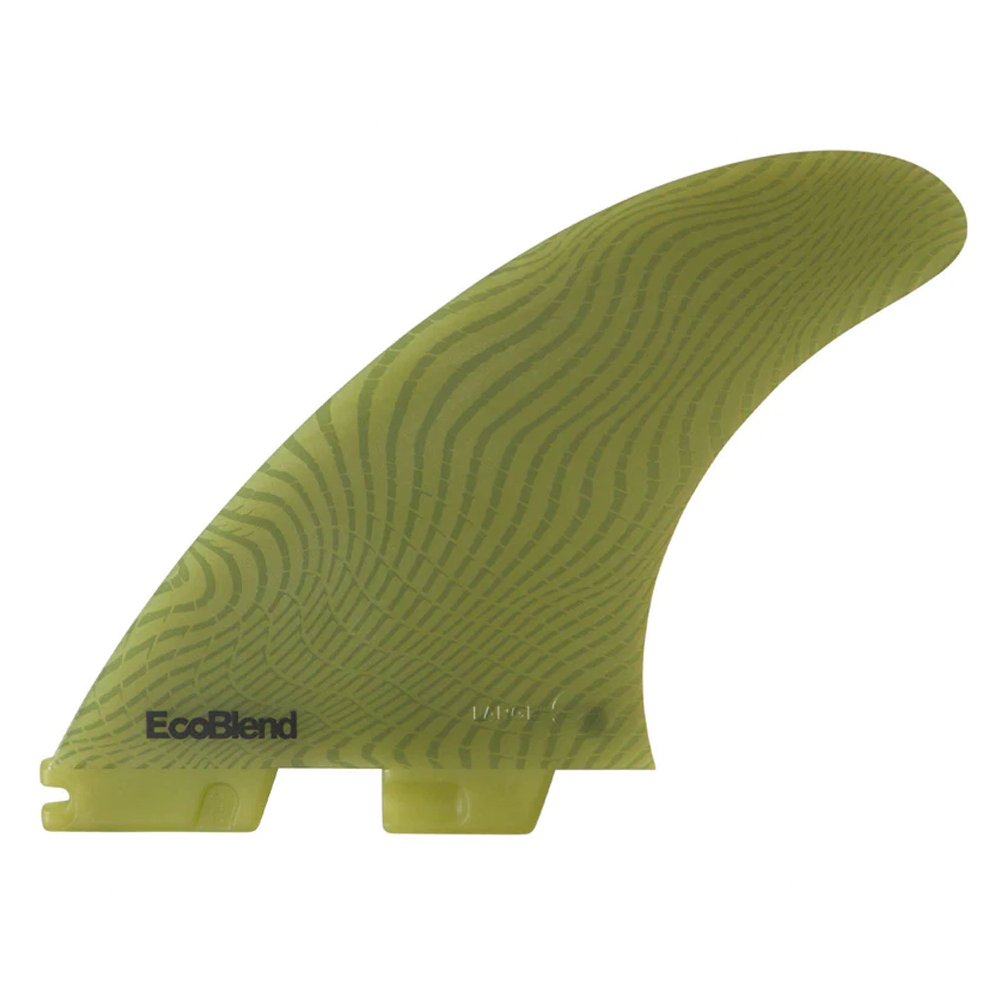 FCS II Carver Neo Glass Tri Surfboard Fins - Large/Eucalyptus