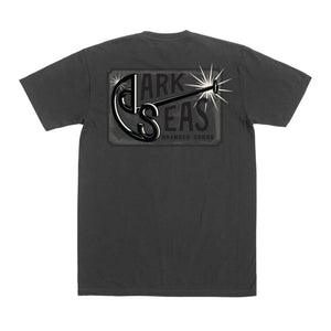 Dark Seas Branding Iron Pigment Men's S/S T-Shirt - Grey