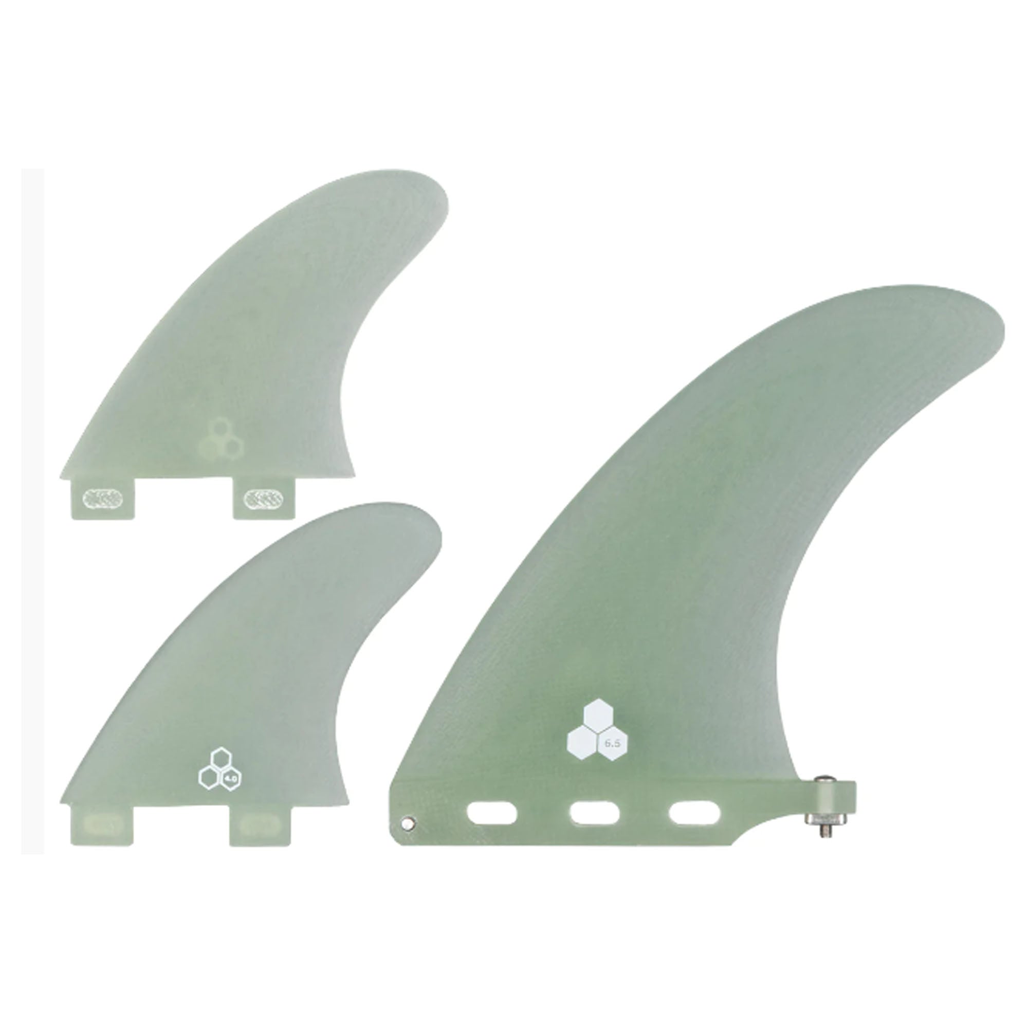 Channel Islands 6.5" Mid 2 + 1 Surfboard Fins - FCS II