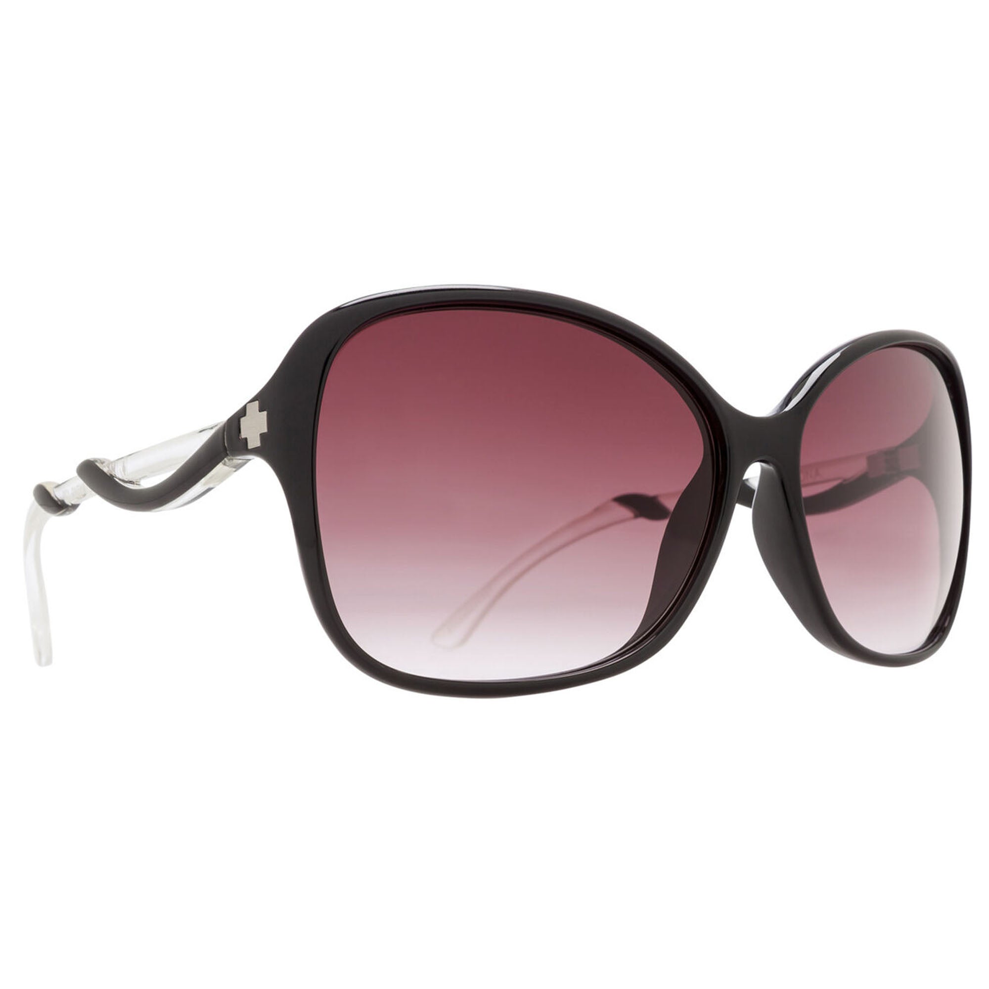 Spy Fiona Women's Sunglasses - Black Clear/Happy Merlot Fade