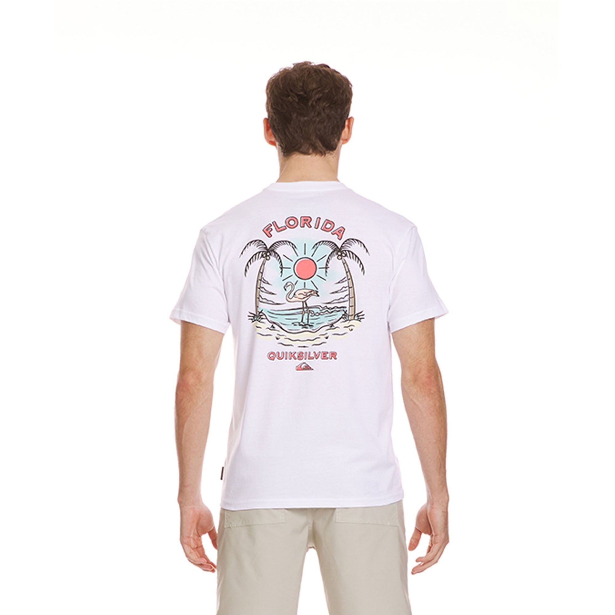 Quiksilver FL Native Bird Men's S/S T-Shirt - White