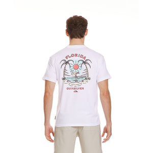 Quiksilver FL Native Bird Men's S/S T-Shirt - White