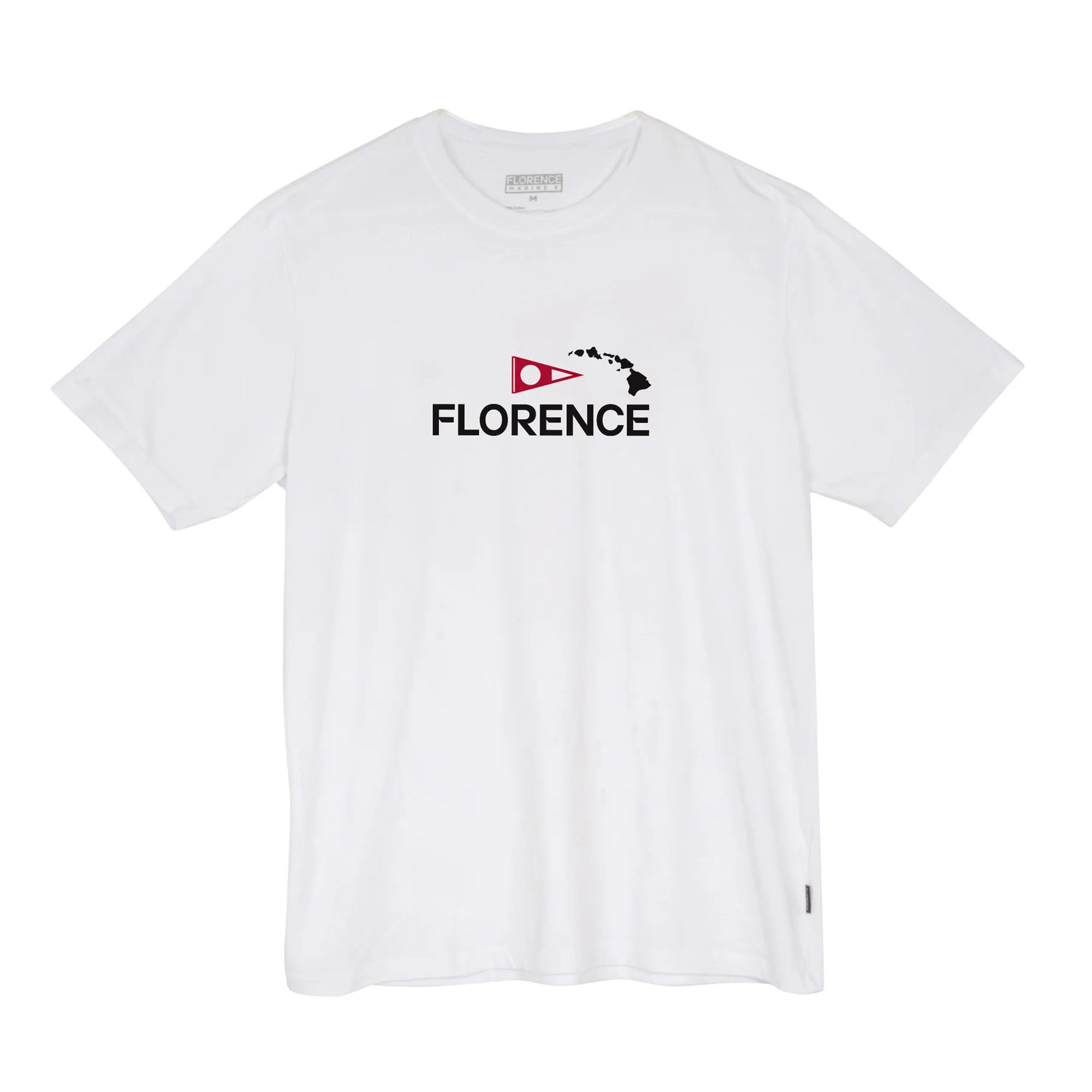 Florence Marine X Logo Island Chain Men's S/S T-Shirt - White