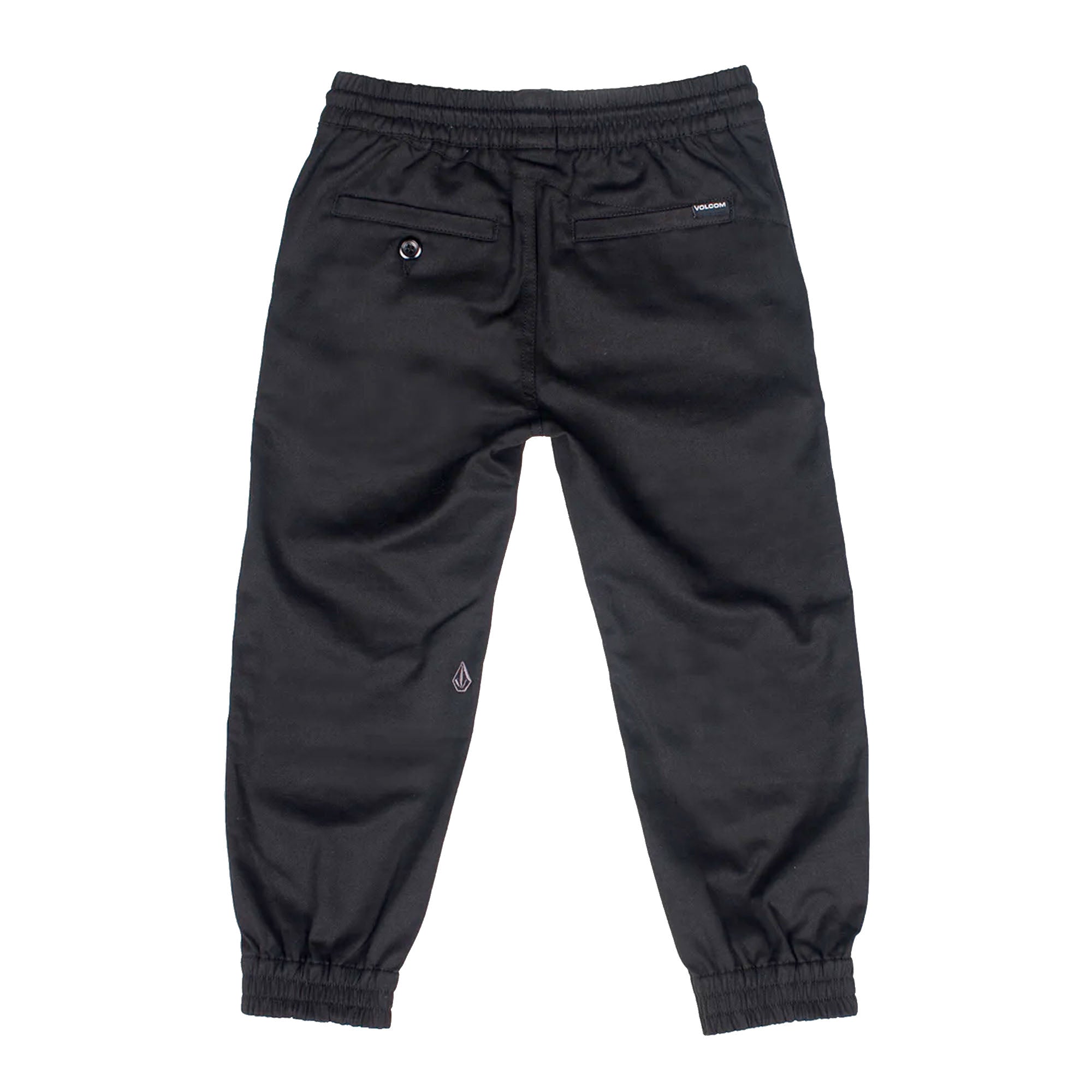 Volcom Frickin Slim Youth Boy's Jogger Pants - Black