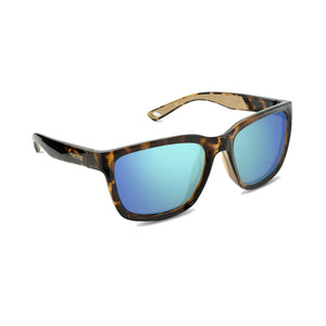 Nectar Folly Men's Sunglasses - Brown Tortoise/Blue Polarized