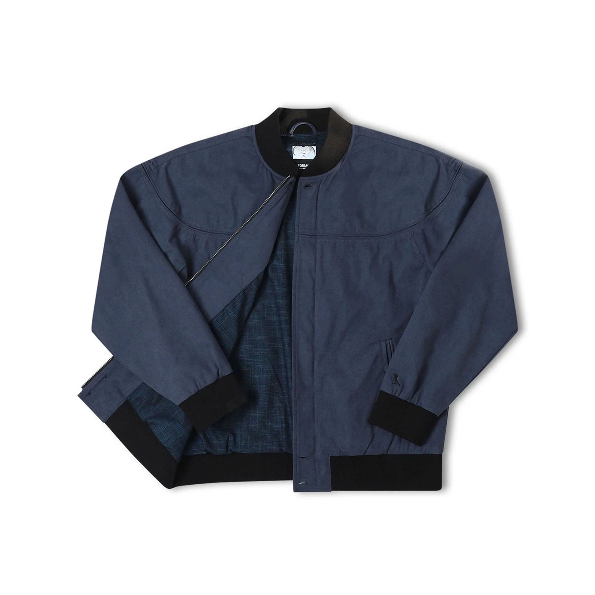 Former VT Suede Men's Bomber Jacket - Blue