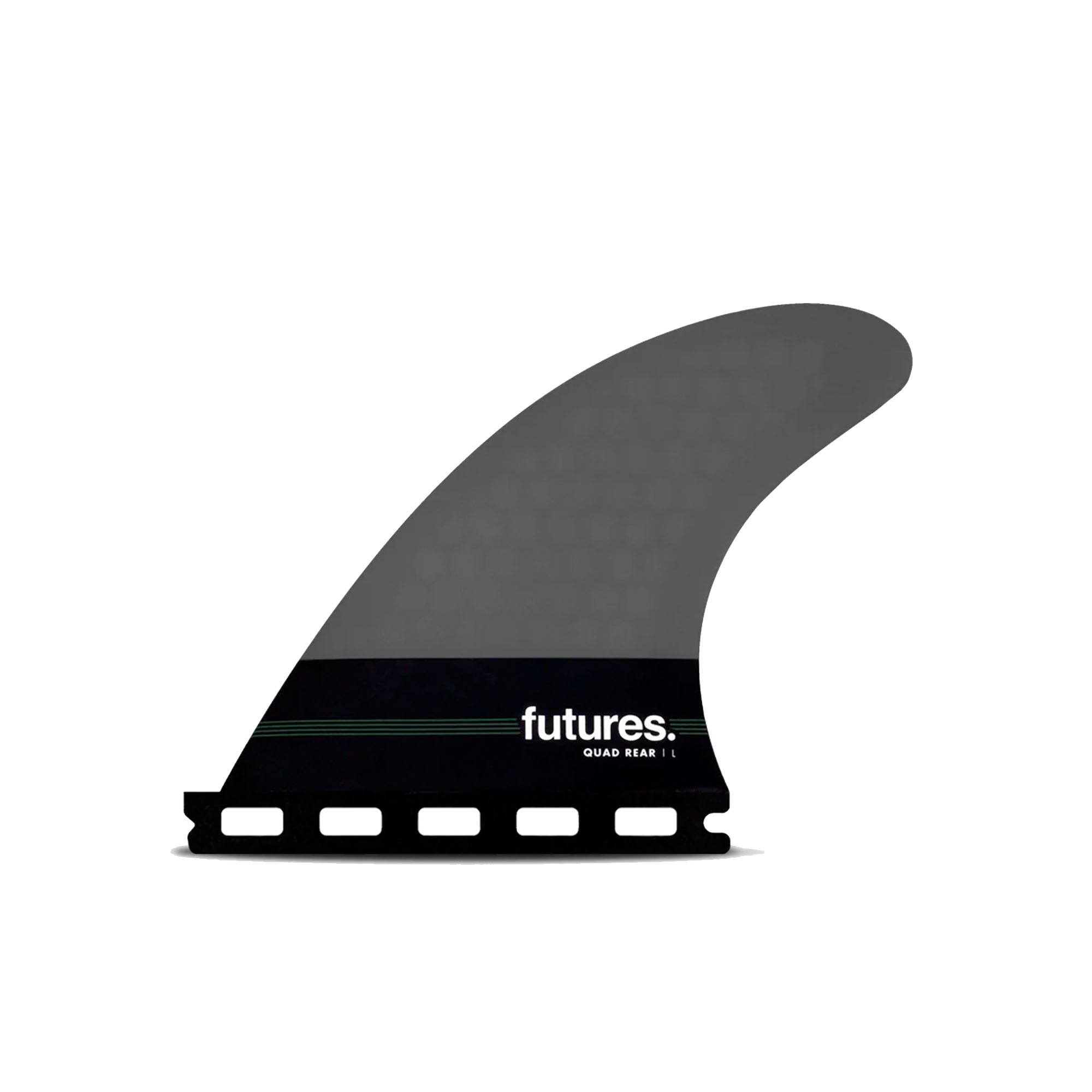 Futures Neutral HC Quad Rear Twin Surfboard Fins - Large/Grey