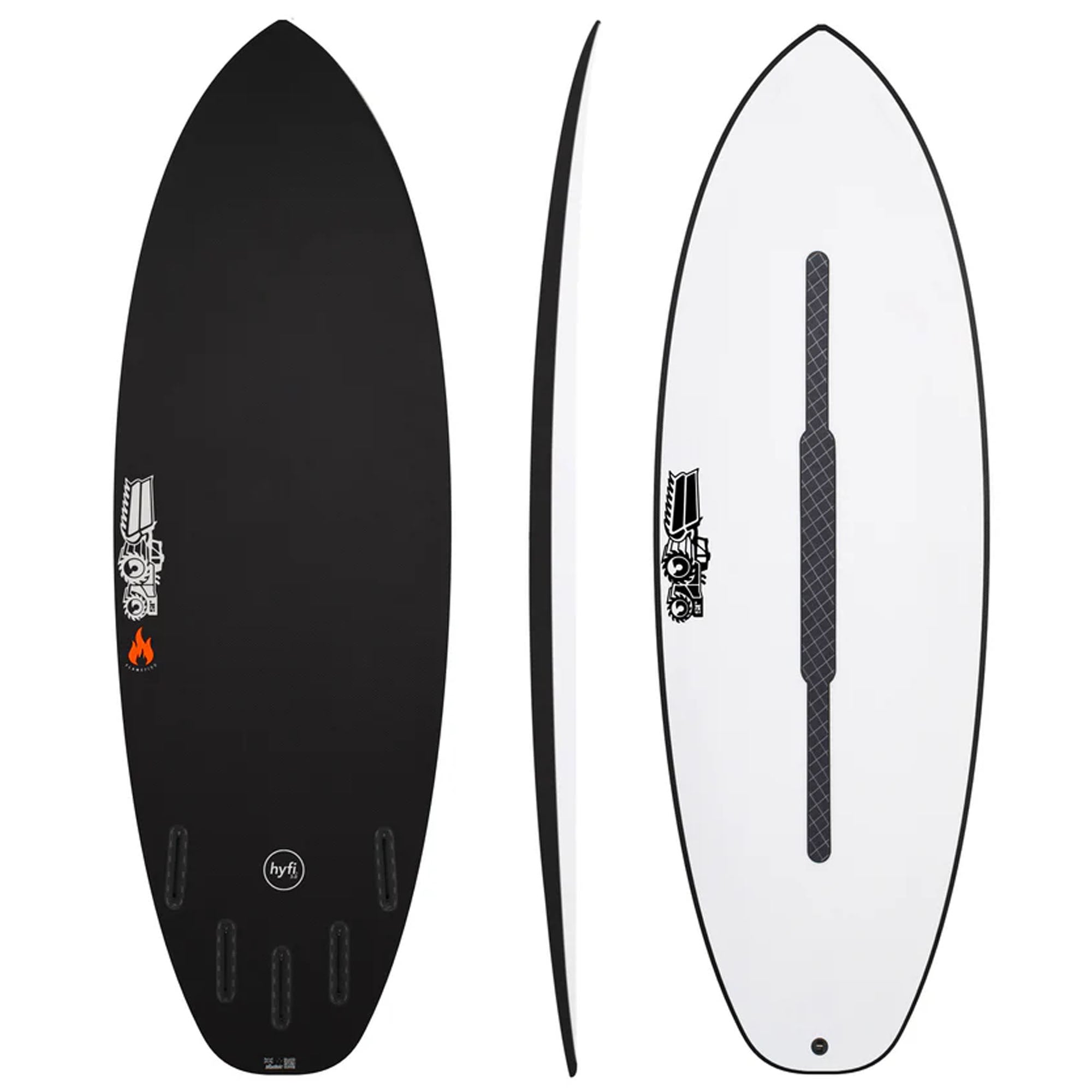 JS Flame Fish HYFI 3.0 5'6 Surfboard - Futures