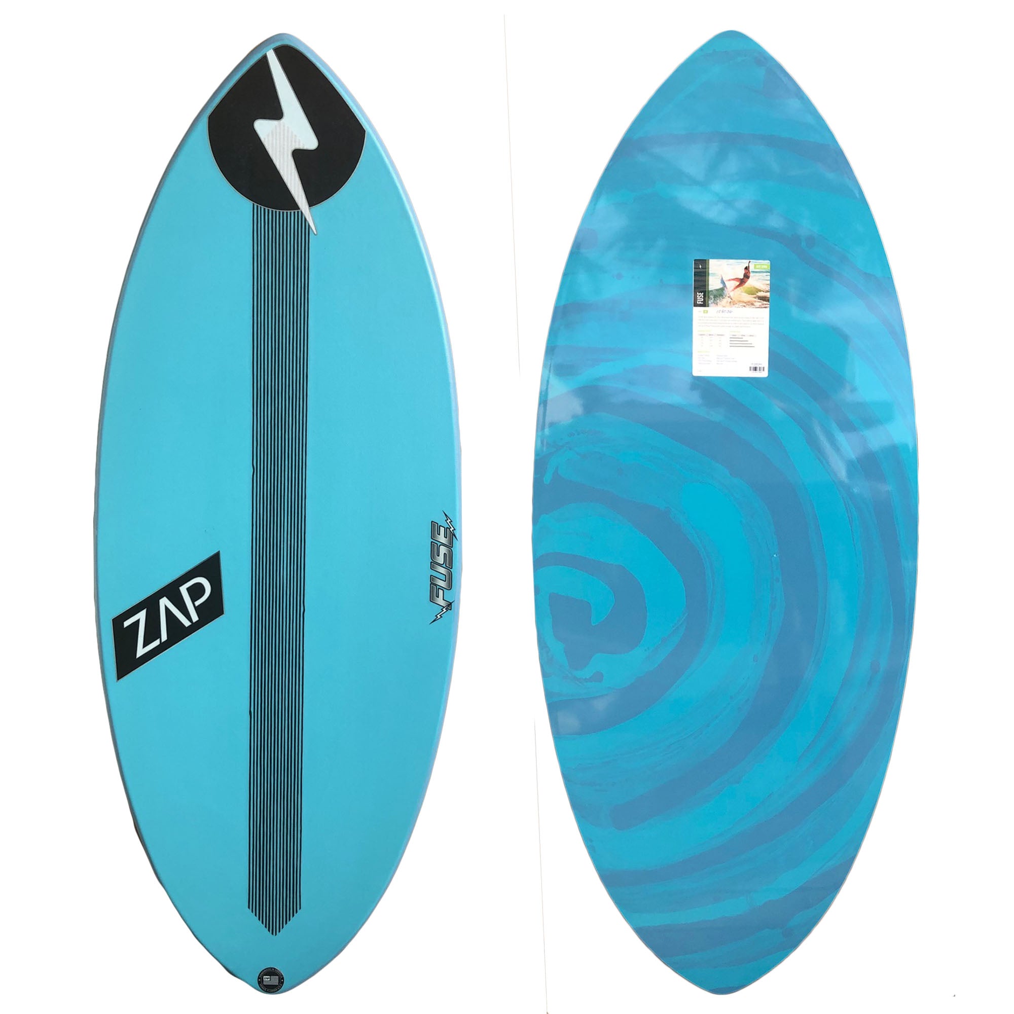 Zap Fuse 54" Skimboard - Sky Blue