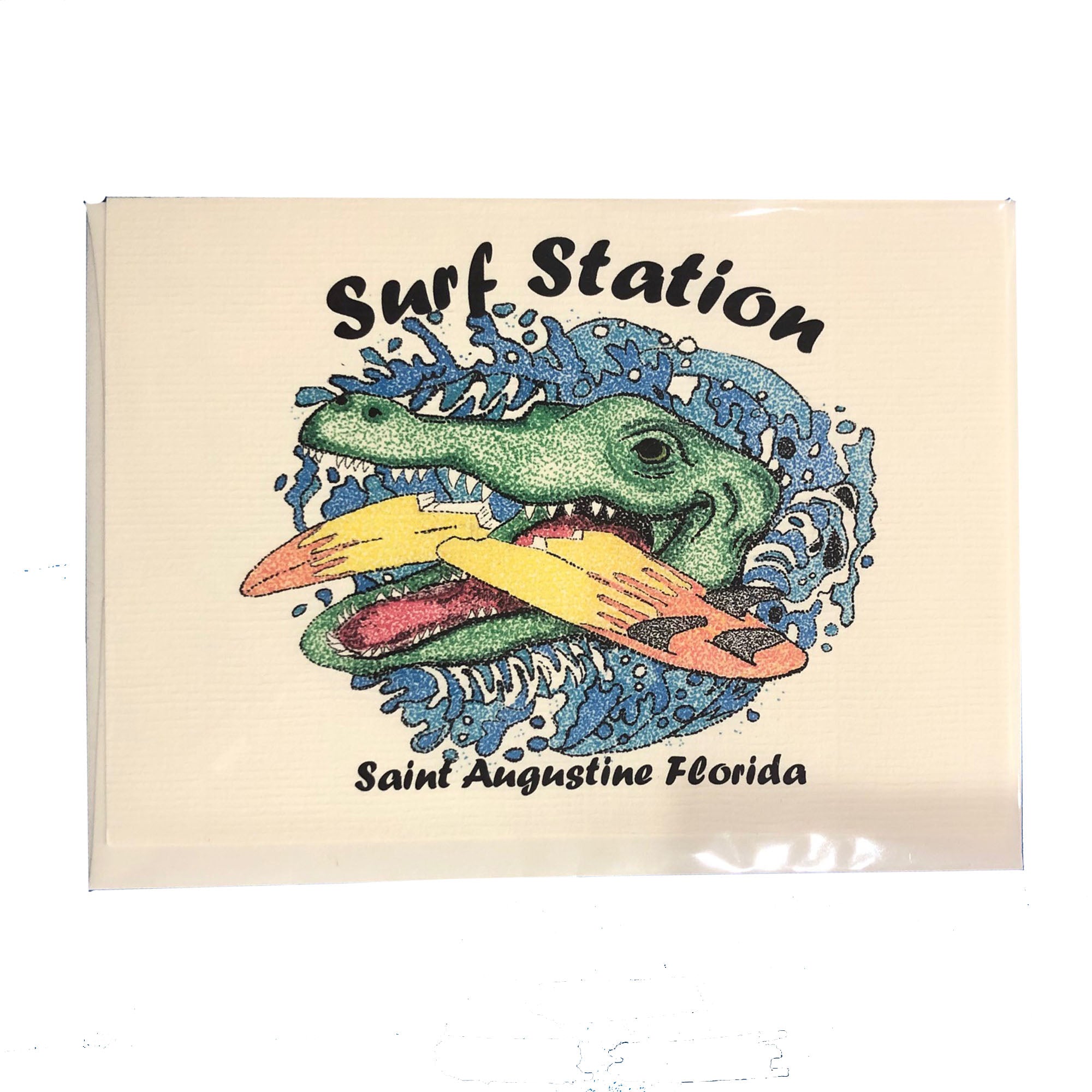 Lottie Dottie Art Gator Chomp Greeting Card