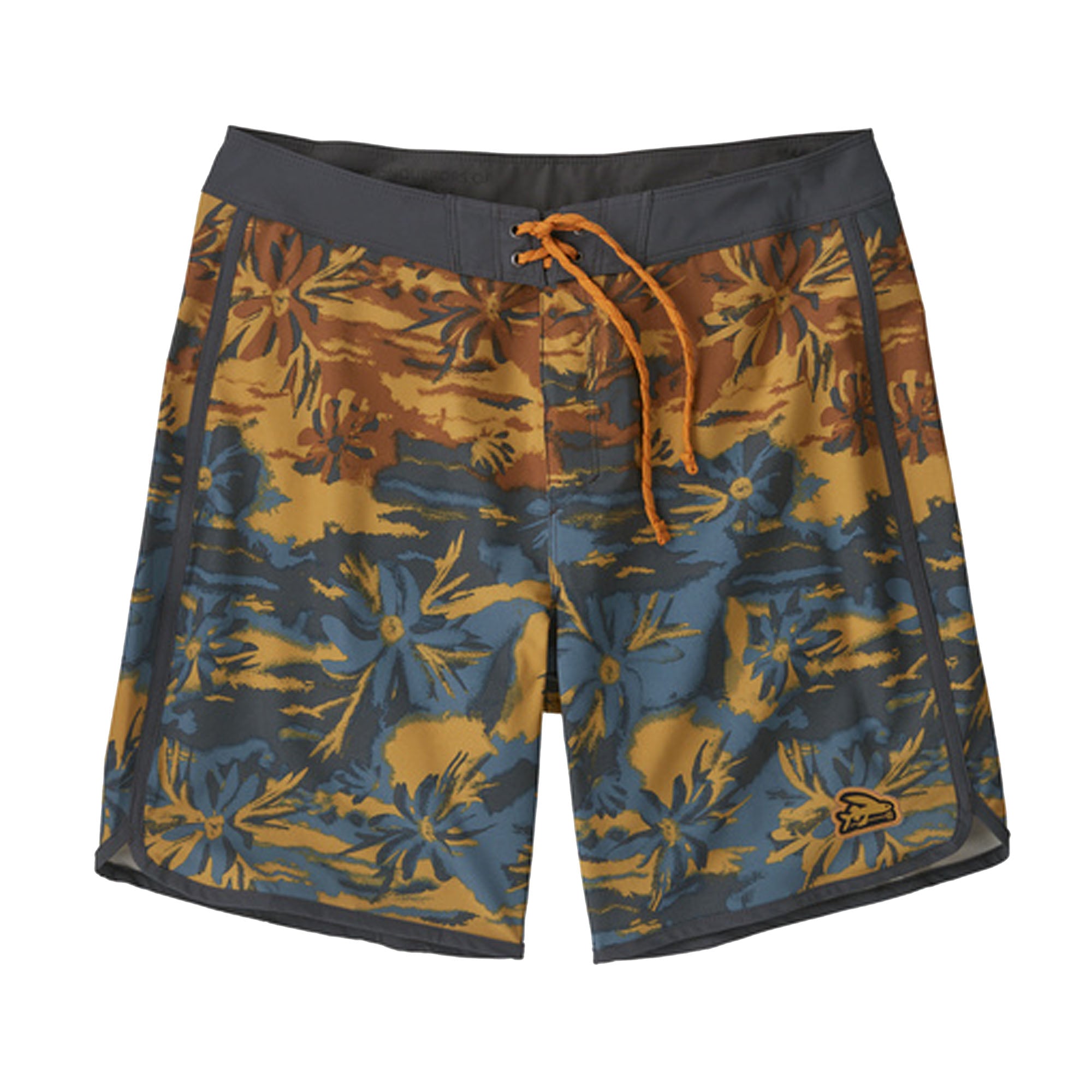 Patagonia Hydropeak Scallop 18" Men's Boardshorts - Gold