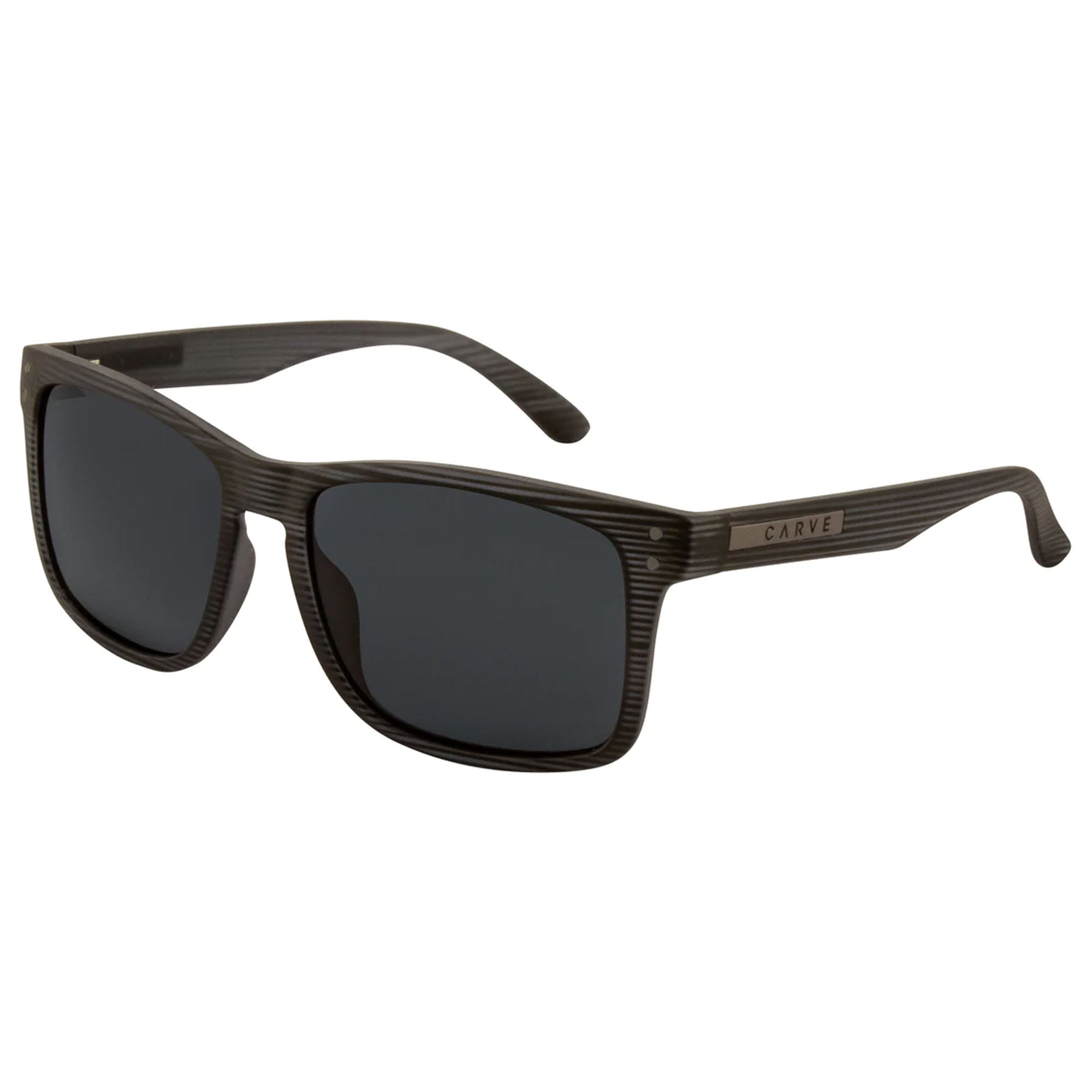 Carve Goblin XL Men's Sunglasses - Matte Grey Streak/Grey Polarized