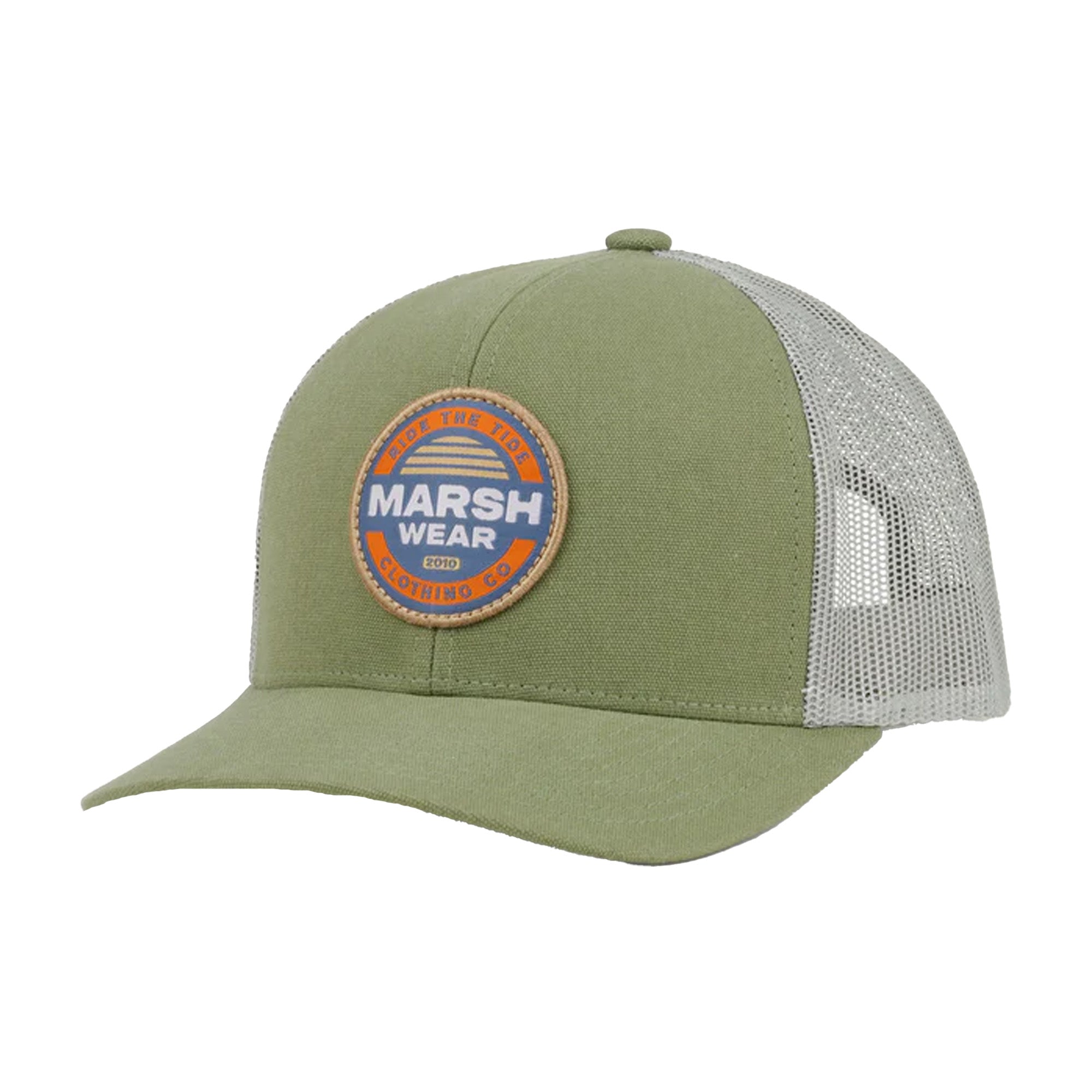 Marsh Wear Golden Men's Trucker Hat - Olive