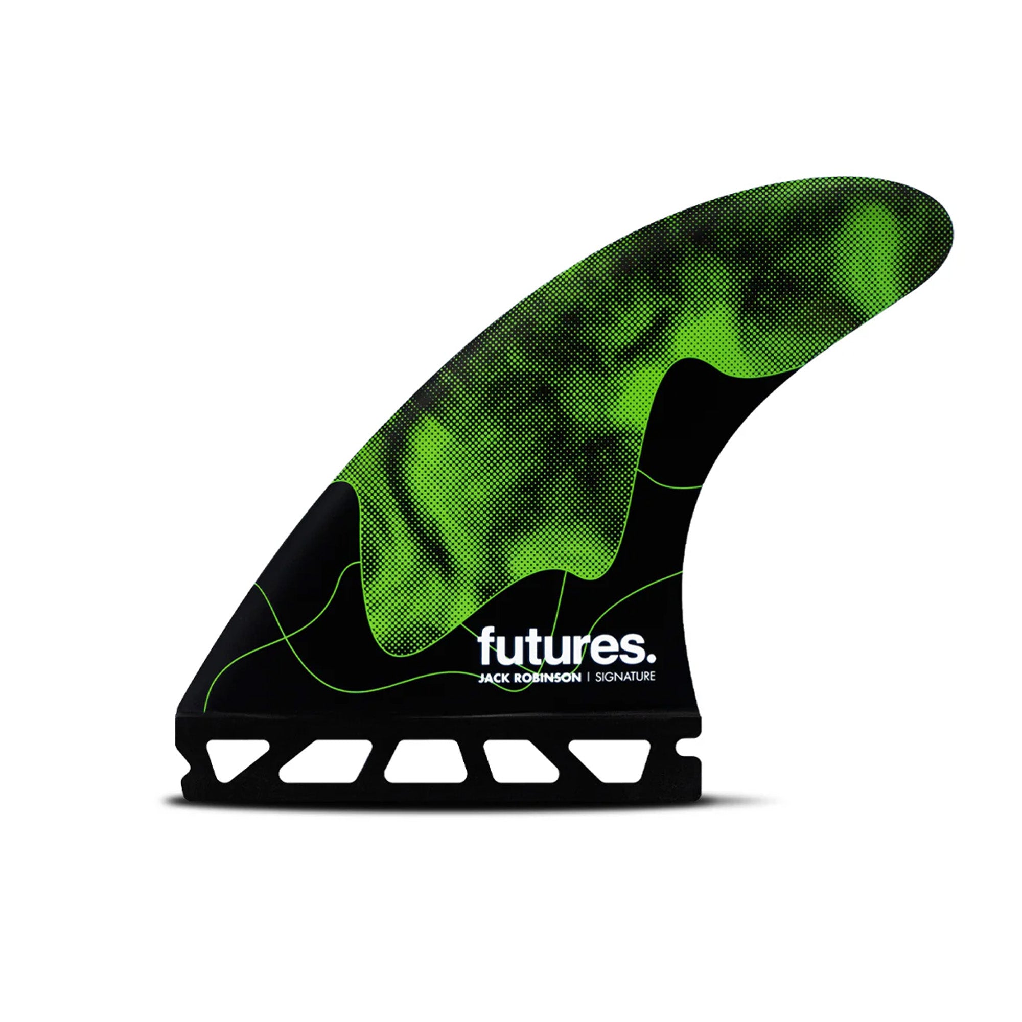 Futures Jack Robinson Honey Comb Tri Surfboard Fins - Medium/Green