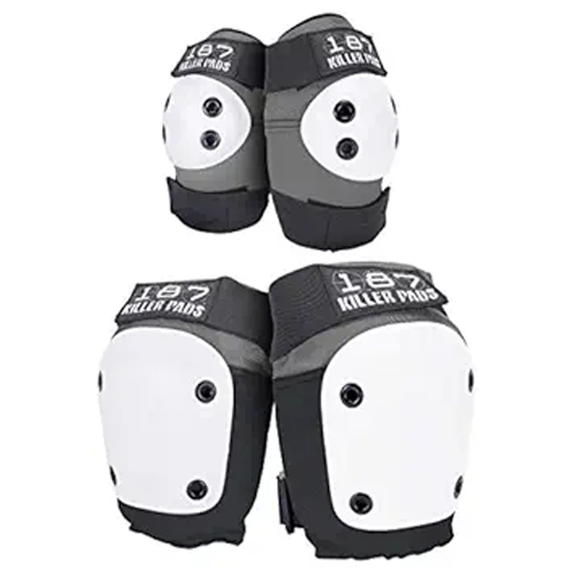 187 Combo Knee/Elbow Pad Pack - Grey