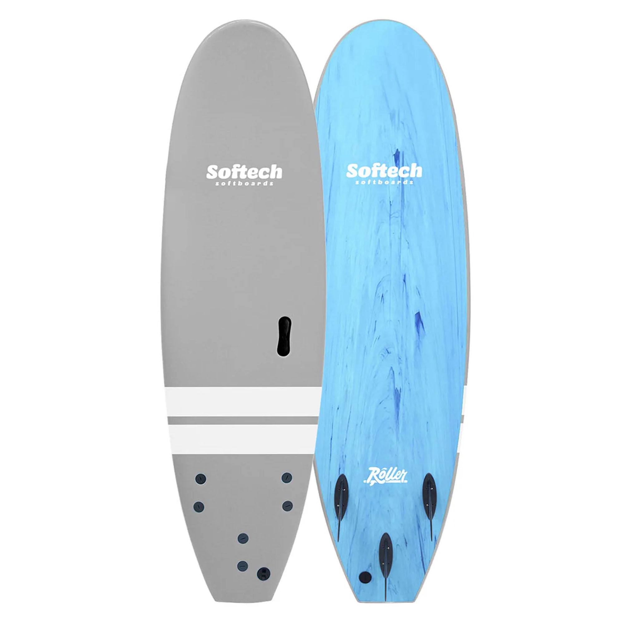 Softech Roller 7'0 Soft Surfboard - Grey