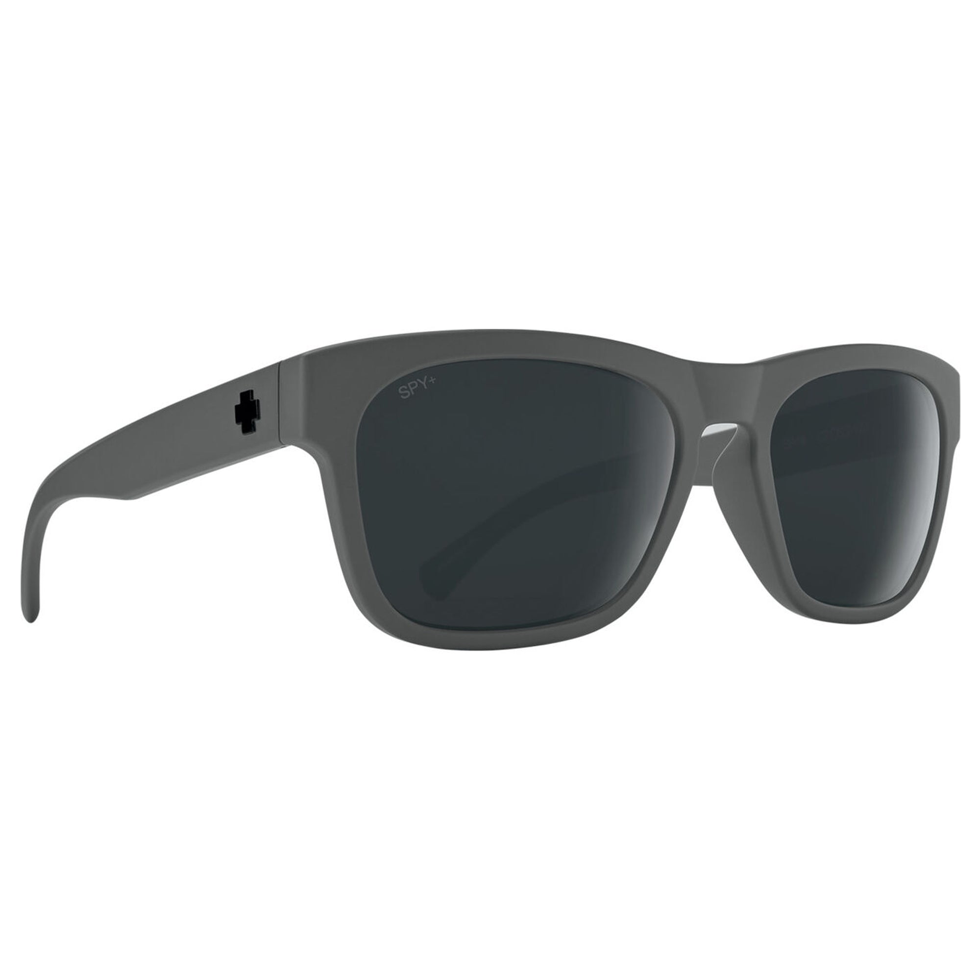 Spy Crossway Men's Sunglasses - Matte Gray/Black Spectra Mirror Grey Polarized