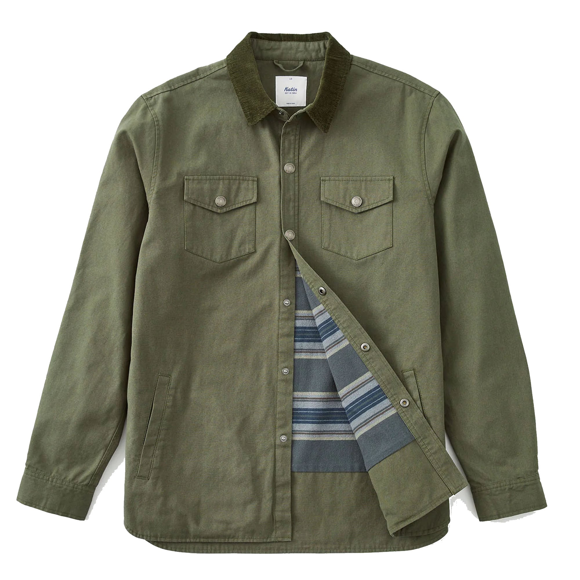 Katin Campbell Men's L/S Jacket - Olive