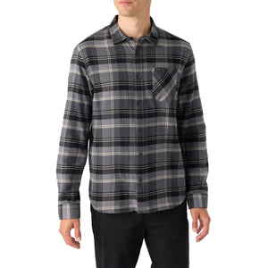 O'Neill Redmond Plaid Men's L/S Flannel - Grey