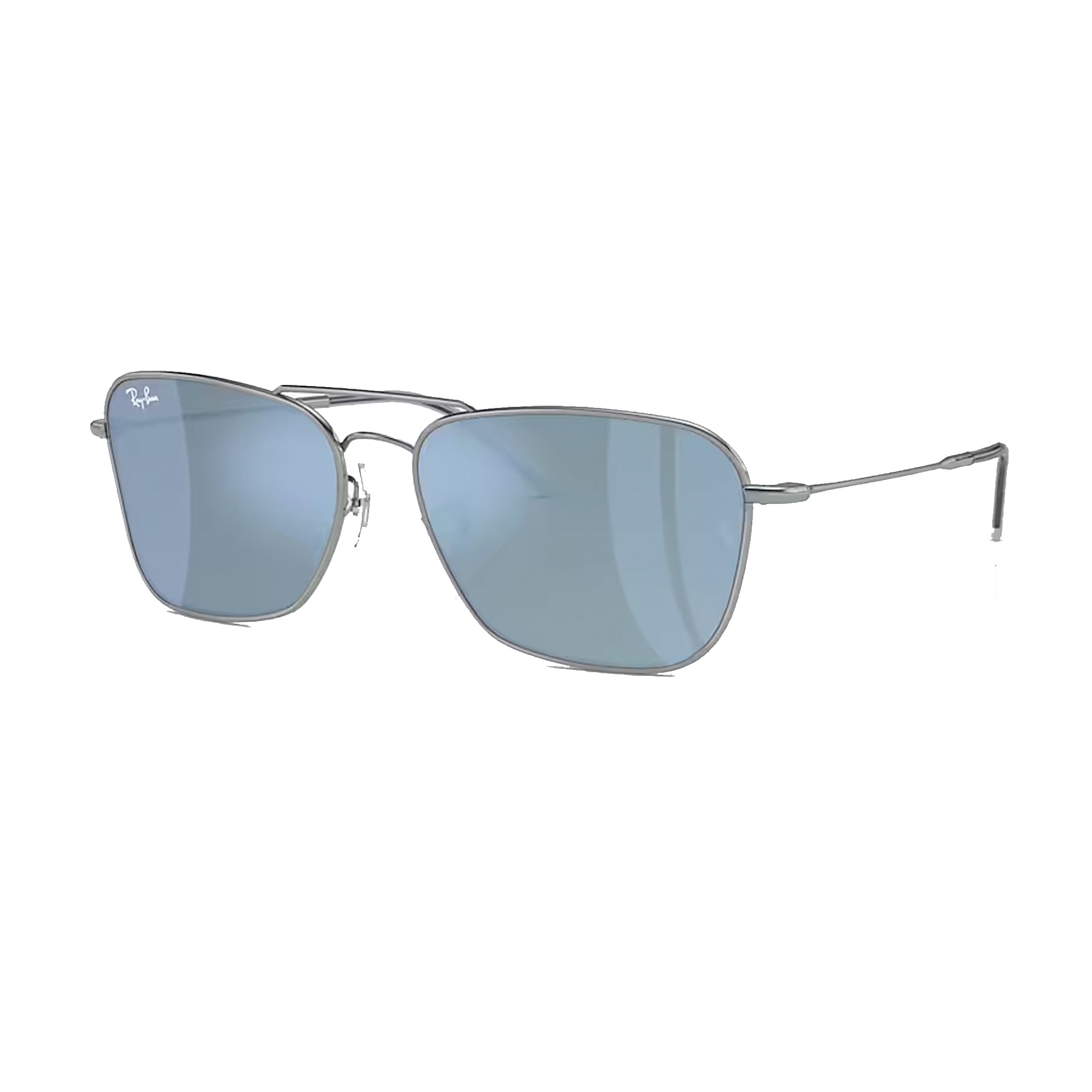 Ray-Ban Caravan Reverse Men's Sunglasses - Gunmetal/Dark Grey Mirror Turquoise