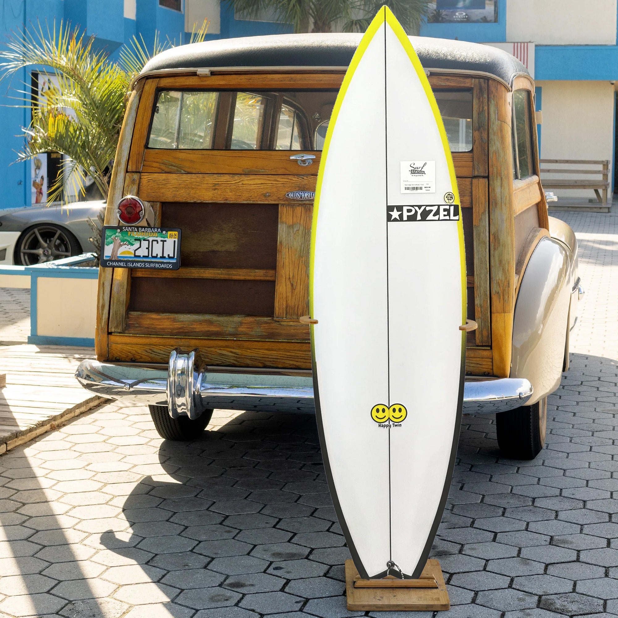 Pyzel Happy Twin 5'8 Surfboard - FCS II