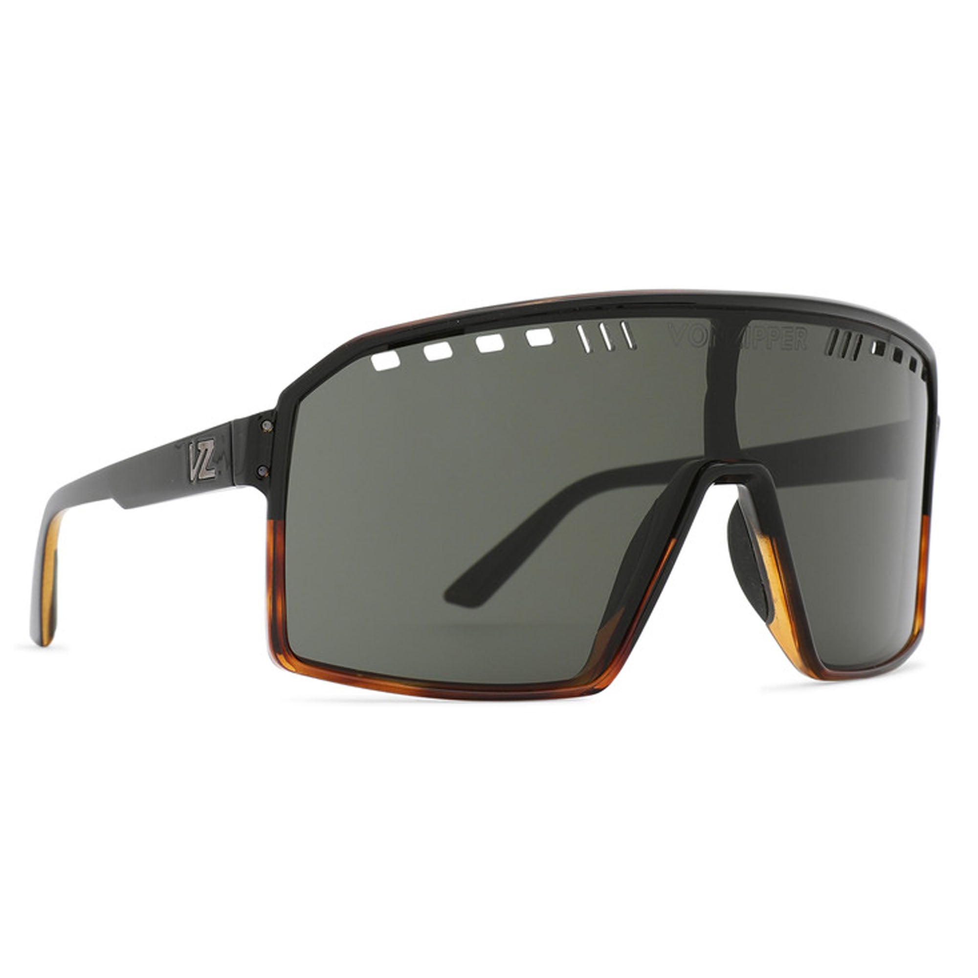 VonZipper Super Rad Men's Sunglasses - Hardline Black Tortoise/Vintage Grey