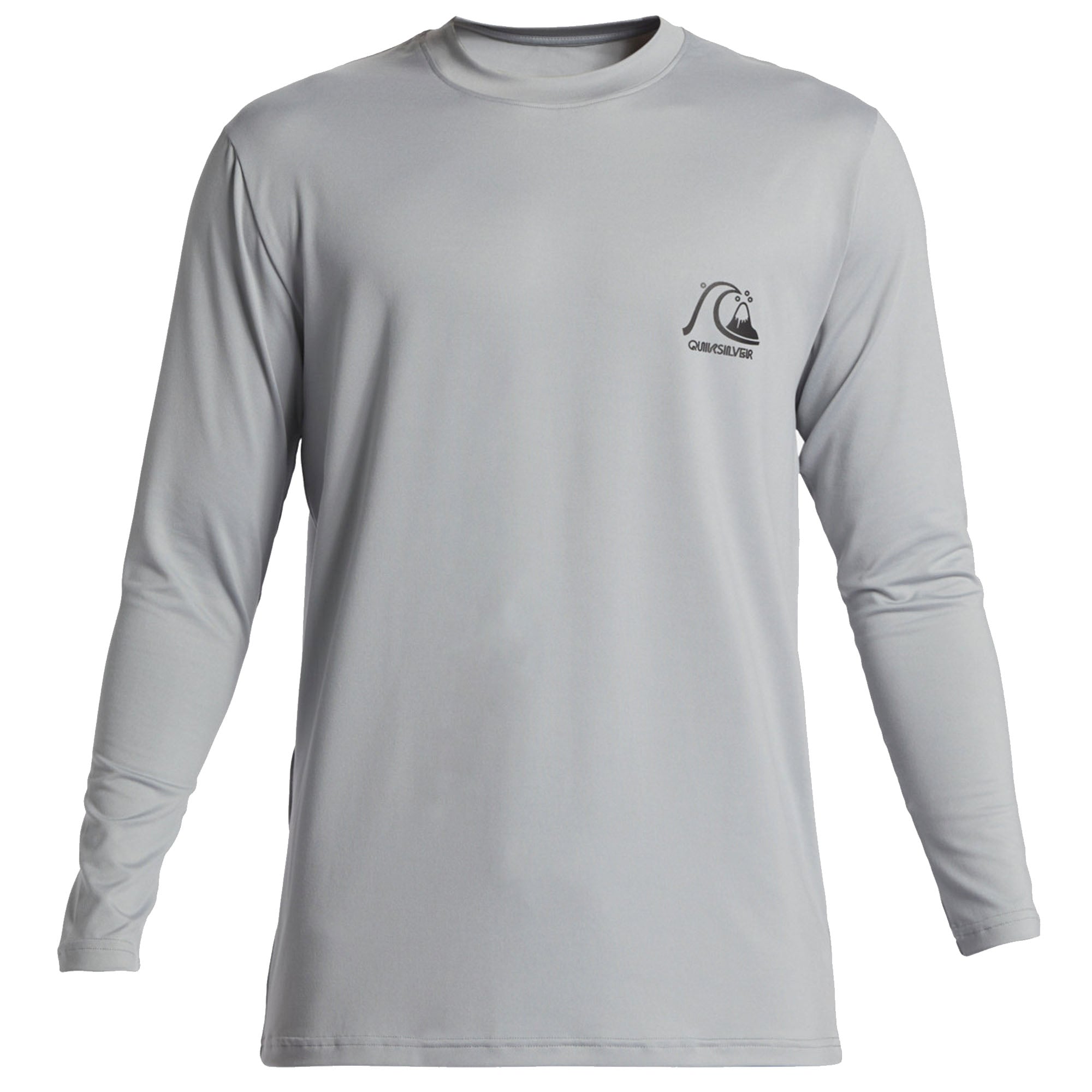 Quiksilver DNA Bubble Logo HD Men's L/S Surf Shirt - Quarry