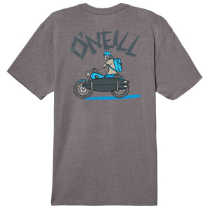 O'Neill Bones Jones Men's S/S T-Shirt - Heather Grey