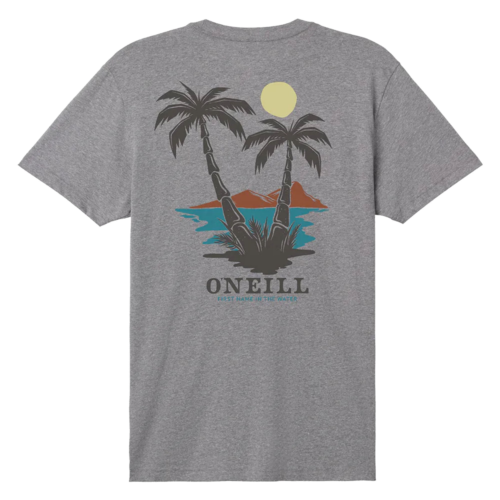 O'Neill Dos Hermanos Men's S/S T-Shirt - Heather Grey