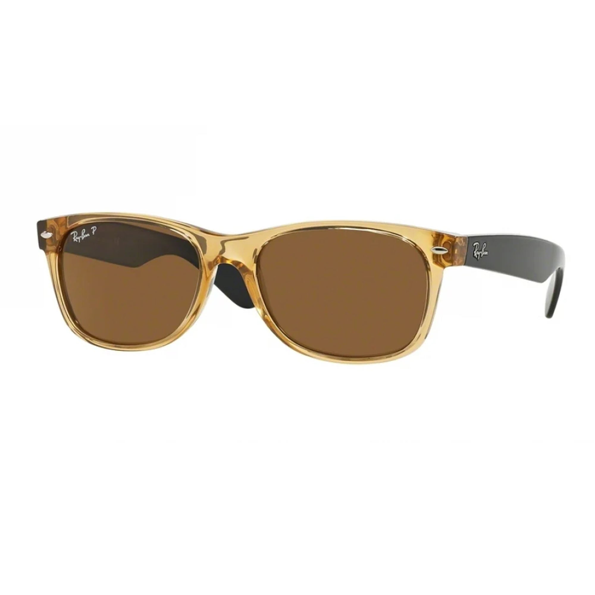 Ray-Ban New Wayfarer Men's Sunglasses - Honey/B-15 Brown