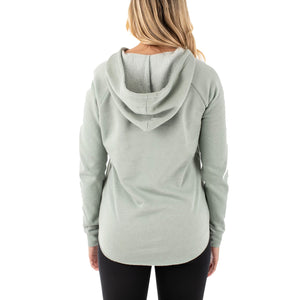 Jetty Point Break Women's L/S Hoodie - Green