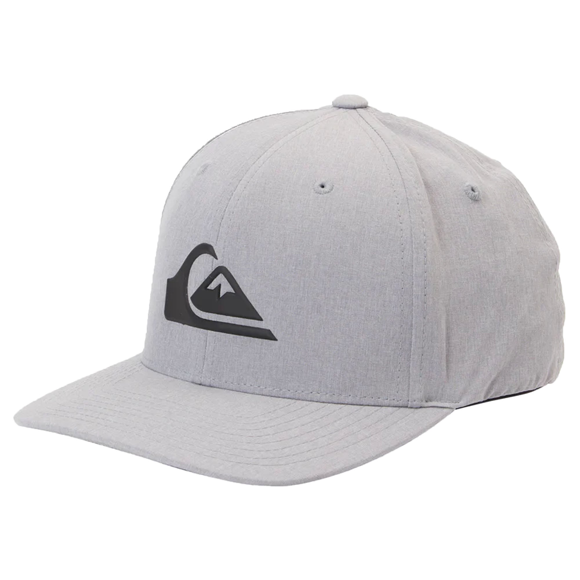 Quiksilver Amped Up Flexfit Men's Hat - Sleet Gray Heather