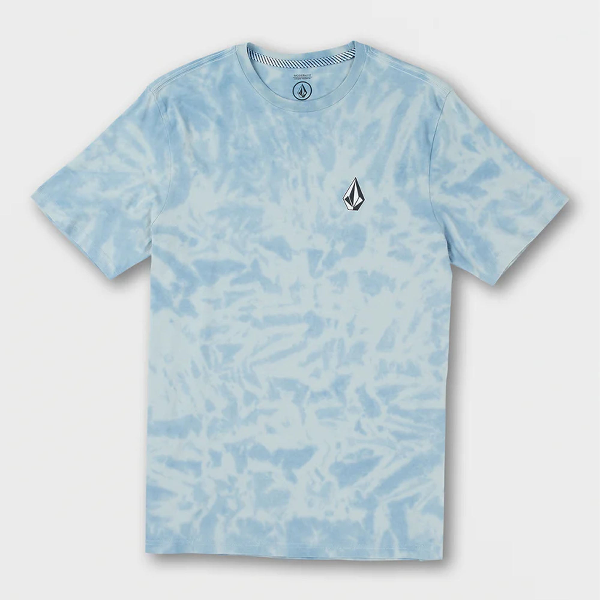 Volcom Iconic Stone Dye Men's S/S T-Shirt - Slate Blue