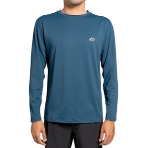 Lost Hydra Men's L/S Rashguard - Blue