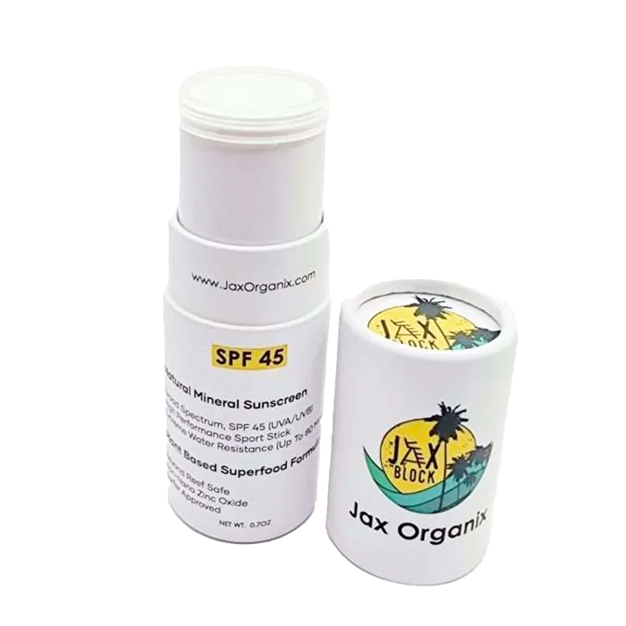 Jax Organix Mineral Sport Face Stick Sunscreen