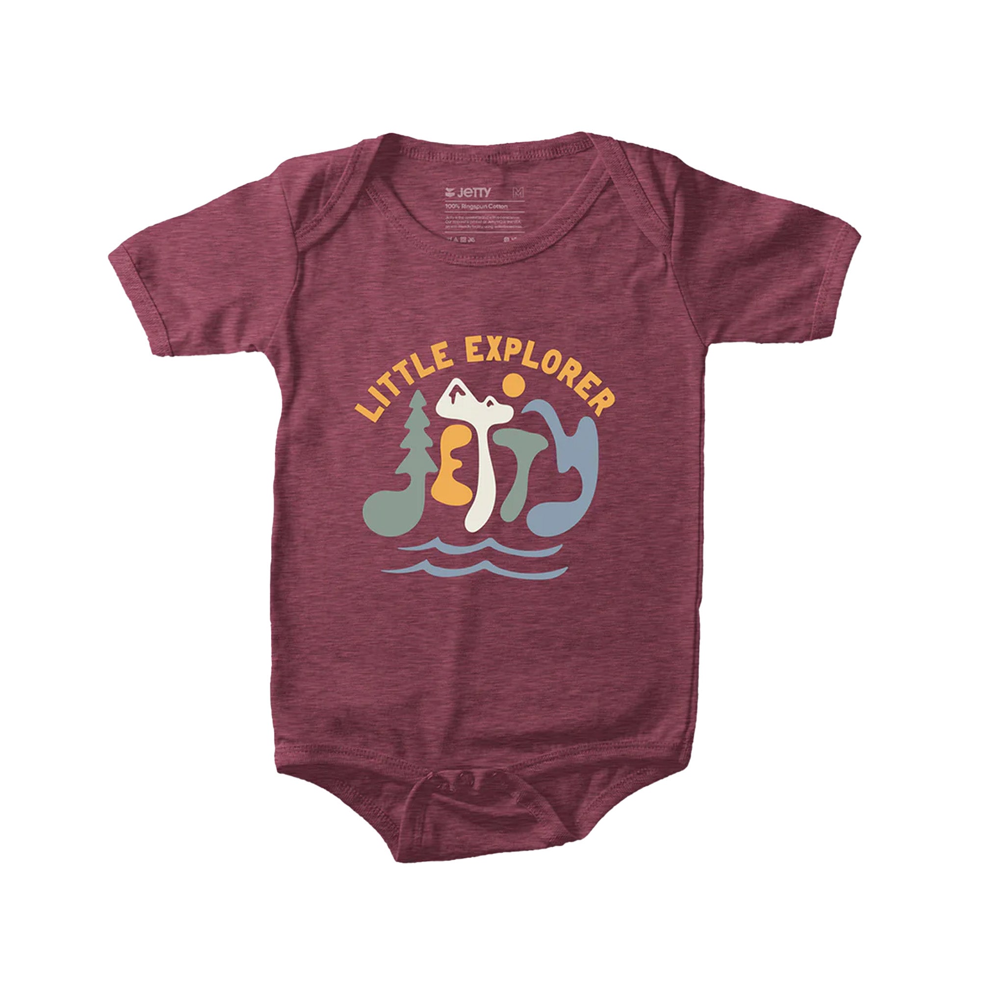 Jetty Explorer Jumper Youth Infant Onesie - Maroon