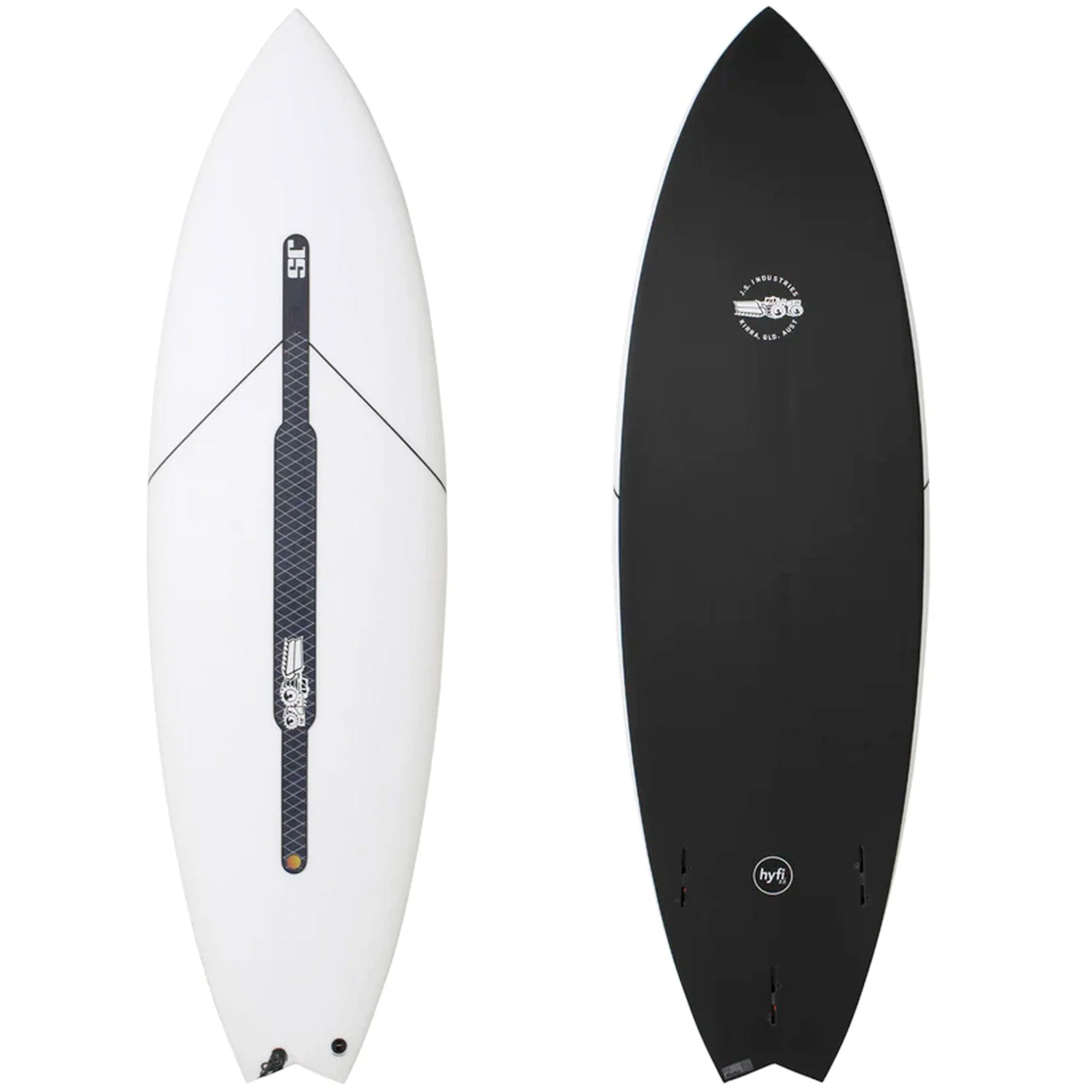 JS Black Baron 2.1 HYFI 5'4 Surfboard - FCS II