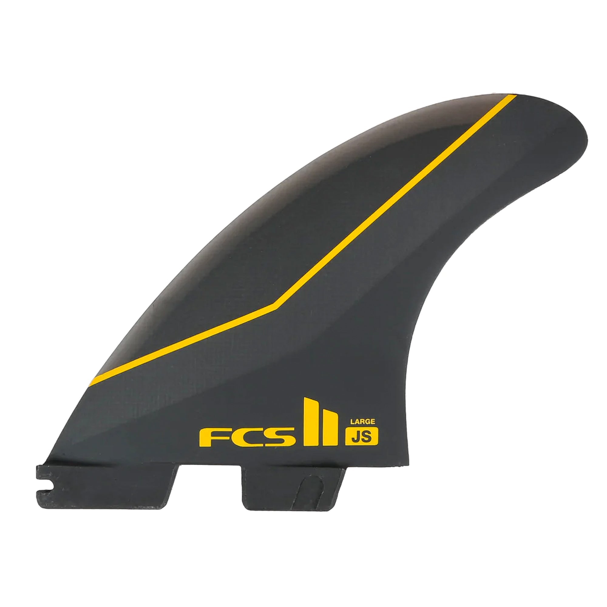 FCS II JS PC Carbon Large Tri Surfboard Fins