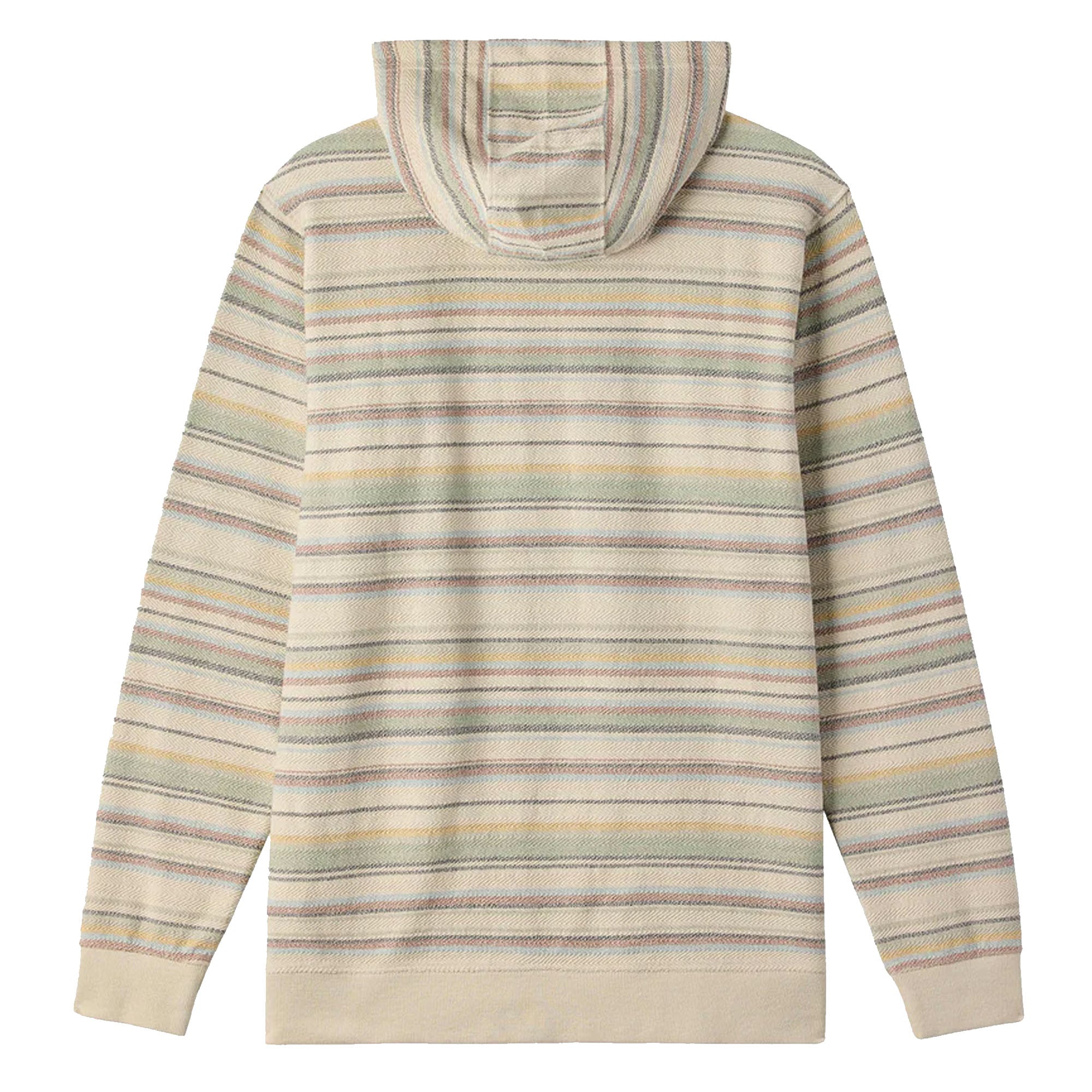 O'Neill Bravado Stripe Men's L/S Pullover Hoodie - Khaki