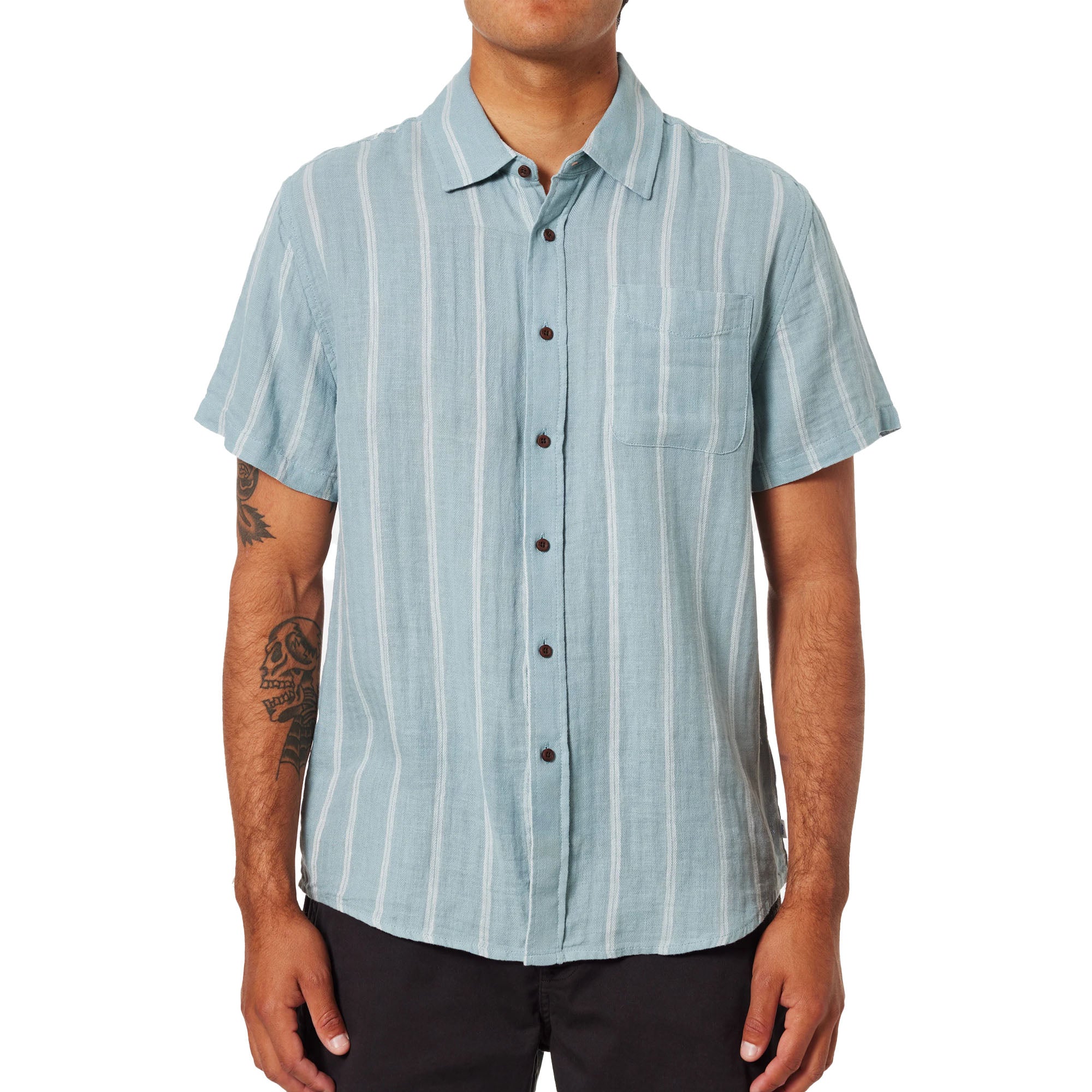 Katin Alan Men's S/S Woven Shirt - Lago