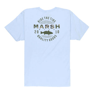 Marsh Wear Lowcountry Men's S/S T-Shirt - Light Blue