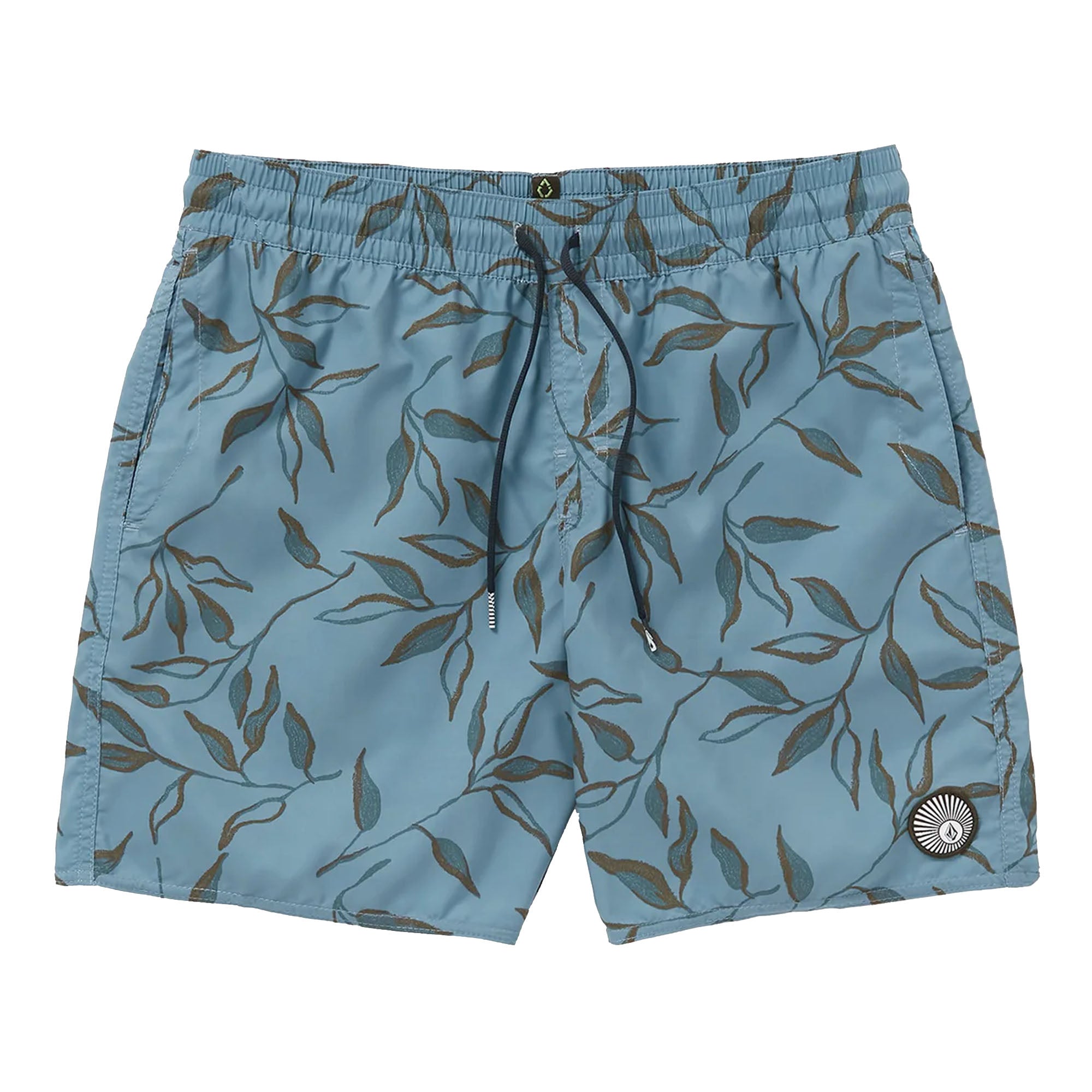 Volcom Lido Print 17" Men's Boardshorts - Blue