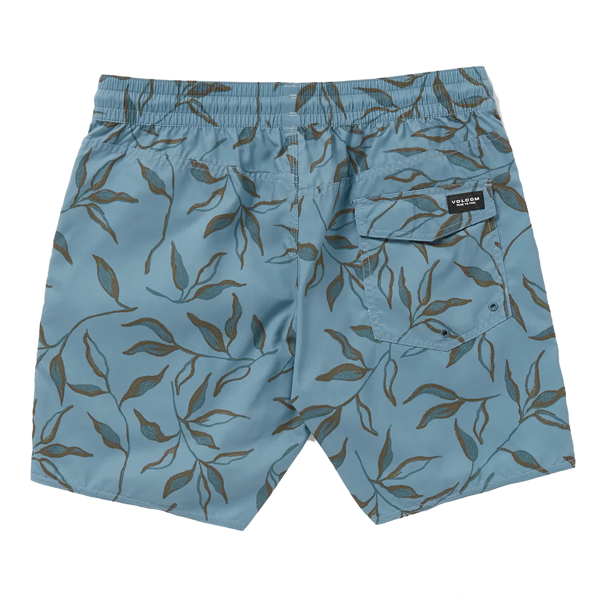 Volcom Lido Print 17" Men's Boardshorts - Blue